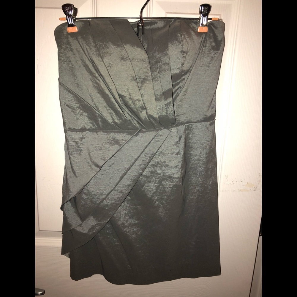 Gray Strapless “Alyn Paige” Dress Size 5/6